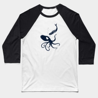 Octopus and Mermaid Baseball T-Shirt